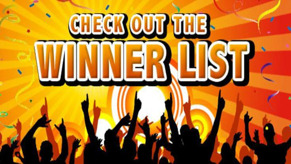 Check Out the August Winners List.