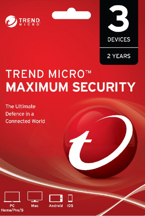 Official Trend Micro Maximum Security 3 PC 2 Years Key Global Trend Micro Maximum Security 3 PC 2 Years Key Global