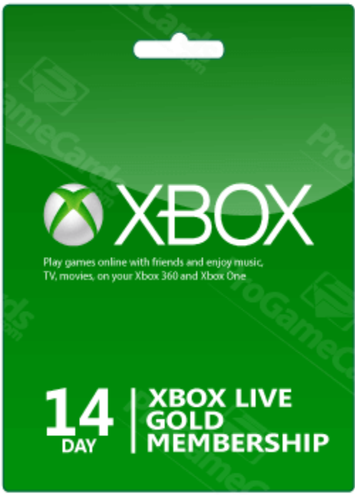 Xbox 14 Days Gold Membership Xbox 14 Days Gold Membership