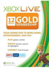 SCDKey.com, Xbox Live 12 Months Gold Membership Card EU SCDKey.com, Xbox Live 12 Months Gold Membership Card EU