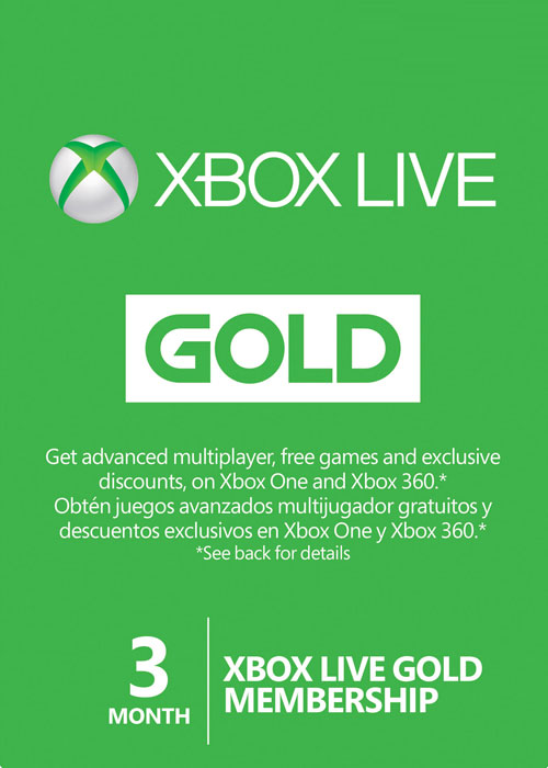 Xbox live 3 Month Gold Membership Digital Code Xbox live 3 Month Gold Membership Digital Code