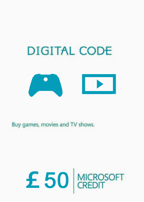 Official XBOX Live Gift Card 50 GBP Key XBOX Live Gift Card 50 GBP Key