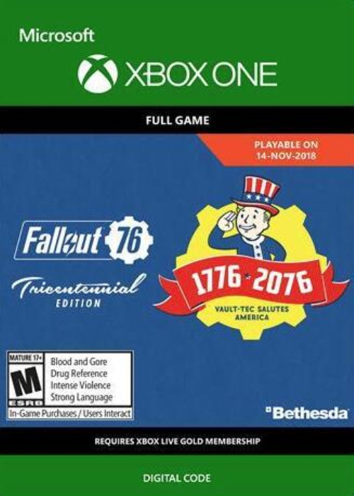 Fallout 76 Tricentennial Xbox One Digital Code Global Fallout 76 Tricentennial Xbox One Digital Code Global