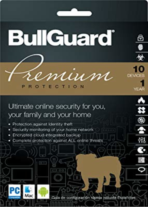 BullGuard Premium Protection 2018 10 PC 1 Year Key Global