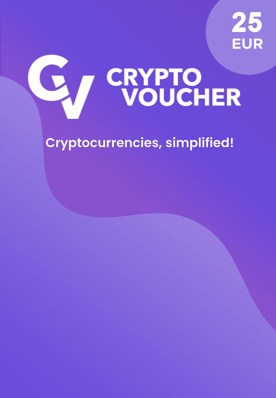 Buy Crypto Voucher Gift Card 25 EUR, Bitcoin Prepaid Card ...