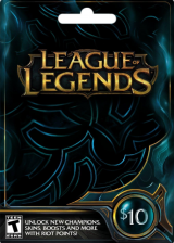 SCDKey.com, League of Legends 10 USD Prepaid RP Card US Official League of Legends 10 USD Prepaid RP Card US
