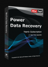 Official MiniTool Power Data Recovery Personal Yearly Subscription CD Key Global