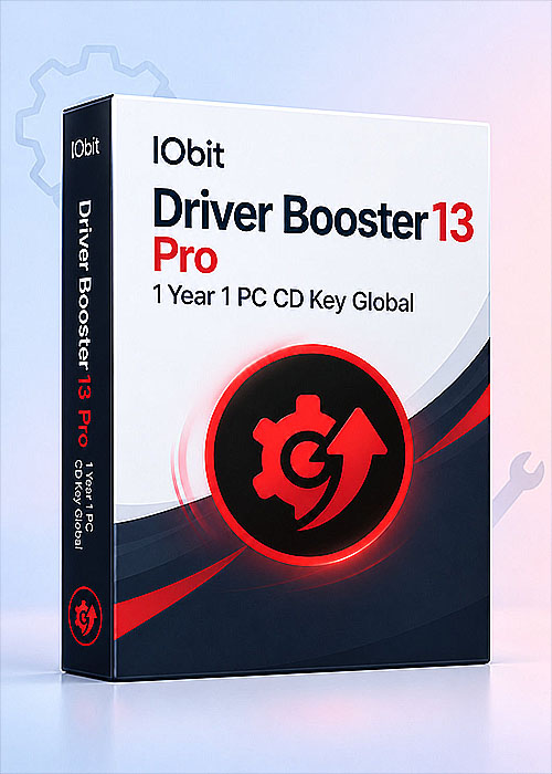 scdkey, IObit Driver Booster 13 Pro 1 Year 1 PC CD Key Global