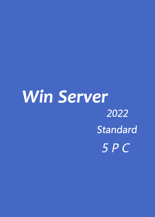 Win Server 2022 Standard Key Global(5PC), Scdkey 