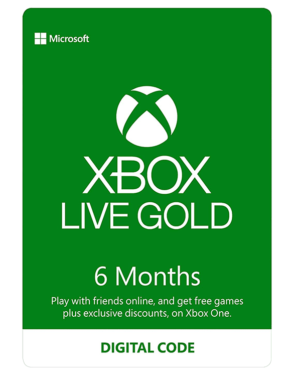 Official Xbox live 6 Month Gold Membership Digital Code Xbox live 6 Month Gold Membership Digital Code