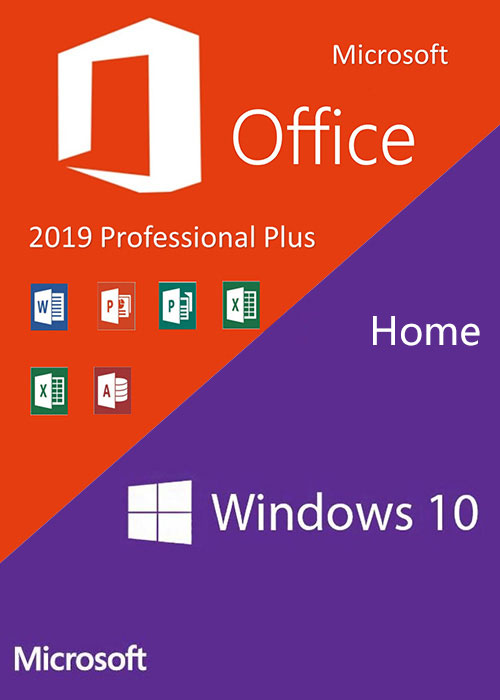 Buy Windows10 Home OEM + Office2019 Professional Plus CD Keys Pack at scdkey .com