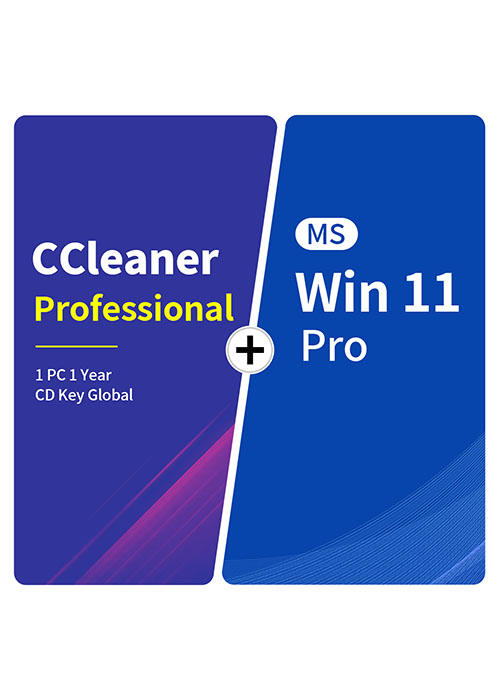CCleaner Professional 1 PC 1 Year CD Key Global+MS Win 11 Pro  Pack